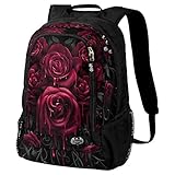 Spiral - BLOOD ROSE - Gothic Rucksack - Gothic kleidung damen gothic...
