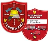 DH-Konzept 6 Ausweise für * Feuerwehr * in Form eines Marke für eine...