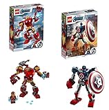 Set: Lego Marvel Super Heroes - Iron Man Mech (76140) + Captain...