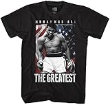 MUHAMMAD ALI - - Amerikanisches T-Shirt der Männer, Large, Black