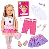 Our Generation Puppe Thea mit 3 Outfits – Bewegliche 46 cm Puppe mit...