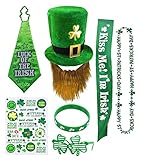 Dodheah St. Patricks Day Hut Set Accessory Irish Party Shamrock...