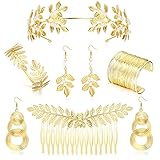 Kakonia 6PCS Griechische Göttin Kostüm Zubehör Set für Damen...