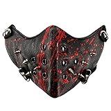 JewelryWe Motorrad Maske Gothic Punk Sturmmaske Skimaske Tarnmaske...