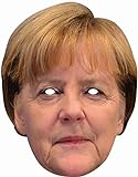 Rubies 6240401 - Angela Merkel Celebrity Face Card Mask