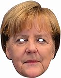 Rubies 6240401 - Angela Merkel Celebrity Face Card Mask