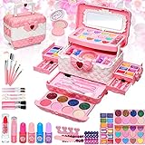 Mrabbitoo Kinderschminke Set Mädchen Schminkkoffer - Waschbar Kinder...