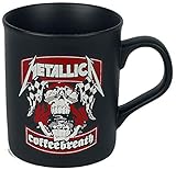 Metallica Coffeebreath Unisex Tasse mattschwarz Keramik 0,3 l...