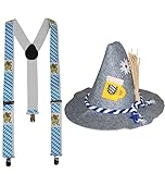 Karneval-Klamotten Oktoberfest Hut Bayern Tirolerhut Seppelhut Herren...