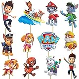 57 Stück Paw Patrol KuchenToppers, Cupcake Toppers Muffin Deko,für...