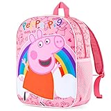 Peppa Pig Rucksack Kinder Kindergartenrucksack für Mädchen Peppa...