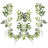 TSHAOUN 2 Stück Künstliche Blumenrebe 2M / 6,5 Fuß Gefälschte...