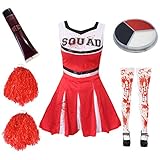 I LOVE FANCY DRESS LTD Zombie Cheerleader KOSTÜM VERKLEIDUNG= 5...