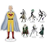 7St Anime ONE Punch-Man Humanoid Stand, Saitama Genos Acryl Cosplay...