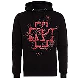 Rammstein Herren Kapuzenpullover MHB Spray Logo Offizielles Band...