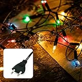 hellum Lichterkette innen 20er, 2,85m Weihnachtsbaum Lichterkette...