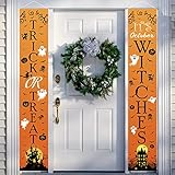 Halloween Deko Banner,BTZO Trick or Treat & It'S October Witches...