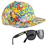 Pokemon Baseball Cap Kinder Snapback Kappe Kinder Jungen Bucket Hat...