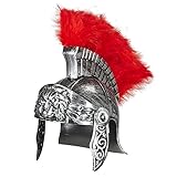 Widmann 03613 - Antiker Römerhelm, Silber mit rotem Kamm,...