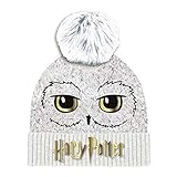 Harry Potter Unisex Hedwig Beanie-Mütze, Weiß, Einheitsgröße