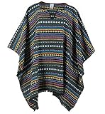 KarnevalsTeufel Poncho EL Paco Überwurf bunt Mexikanisch Tag der...