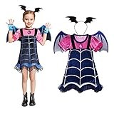 Amycute Fledermaus Kostüm mit Flügeln, Halloween Vampir für...