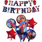 Spiderman Geburtstag Deko Kinder Spiderman Luftballons, | 1x XXL...