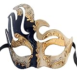 LannaKind Handgefertigte Venezianische Maske Augenmaske Colombina...