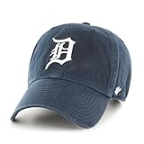 47 Erwachsene Kappe MLB Detroit Tigers Clean Up Baseballkappe, Navy,...
