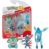 Pokemon Figuren 3-Pack Bulbasaur Sneasel & Glaceon – 5-8 cm Pokémon...