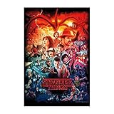 Spreadshirt Stranger Things Logo Gedankenschinder Mind Flayer Poster...