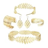 JeweBella 6 Stück Griechische Göttin Armreif Oberarm Schmuck Set...