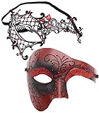 Coolwife Maskerade Maske Vintage Phantom der Oper One Eyed Half Face...