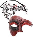 Coolwife Maskerade Maske Vintage Phantom der Oper One Eyed Half Face...