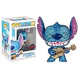 Lilo & Stitch Stitch with Ukulele Diamond Glitter Pop! Vinyl Figure -...
