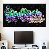 timalo Cooles Poster Gamer mit Namen Gaming Bild für Teenager Jungs...