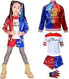 Bessmate Harley Quinn Cosplay Kostüm Mädchen: Suicide Squad Jacke...