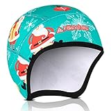 HIKENTURE Helmmütze Kinder Winter - [Weihnachtsmann-Muster] - Fahrrad...