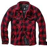 Brandit Lumberjacket, red-Black, Größe XL