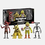 4 Stück Five Nights at Freddy's, Golden Freddy, FNAF Figure Funtime...