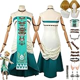 Tjmiaohao Game Tears of the Kingdom Zelda Prinzessin Cosplay Kostüm...
