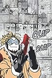 Bnha My Hero Academia Hawks Clap Clap Notebook: (110 Pages, Lined, 6 x...