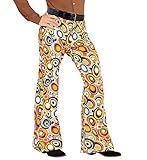 shoperama 70er Jahre Retro Herren Hose mit und ohne Muster Disco...