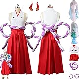 Tjmiaohao Anime One Piece Yamato Cosplay Kostüm Outfit Wano Country...