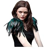 keland Damen Halloween Cosplay Feder Epaulet Shrug Schultergurt...