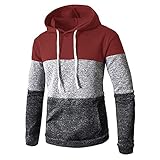 NNGOTD Pullover Herren ohne Kapuze blau Sweatshirt Herren ohne Bund...