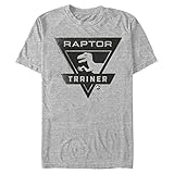 Jurassic Park Herren Raptor Trainer T-Shirt, Athletic Heather, XL...