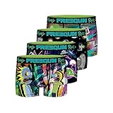 FREEGUN Herren Lot De 4 Boxer Freegun-rick And Morty Unterhose,...