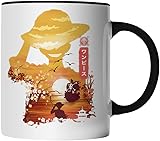 DragonHive Tasse - One Piece Monkey D. Ruffy Anime Manga - beidseitig...