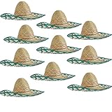 KarnevalsTeufel Sombrero Set Mexikanerhüte Mexikohut Strohut...